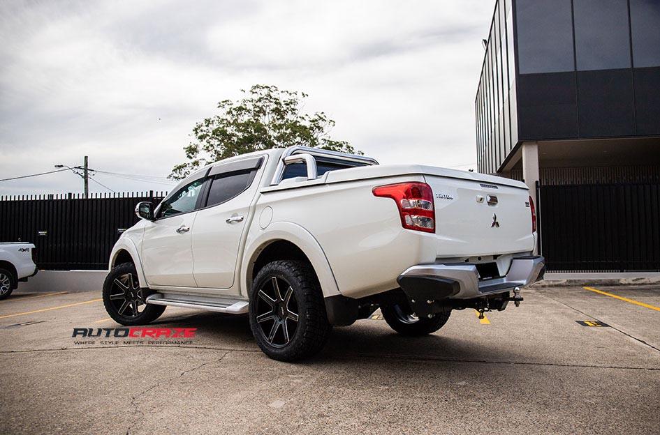 MITSUBISHI TRITON REVERT SATIN BLACK MILLED ACCENTS